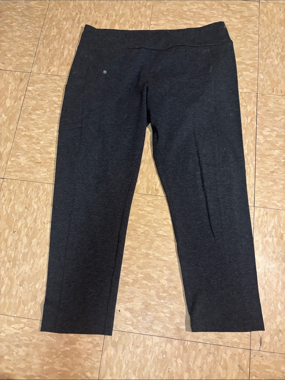 Men's Dark Charcoal Dress Pants - Tailored Stretch